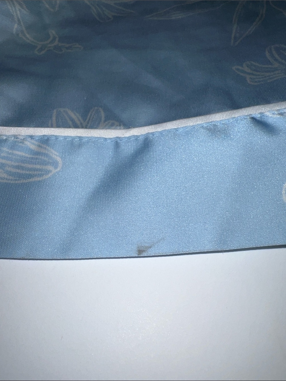 stars above Coord Light Blue Floral Satin Short Sleeve Pajama Top and Shorts - Picture 13 of 15